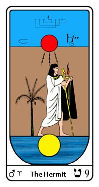 Arcanum 9 The Hermit Tarot Meaning in Kabbalistic Numerology